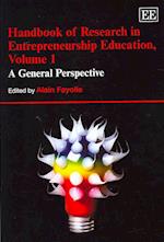 Handbook of Research in Entrepreneurship Education, Volume 1
