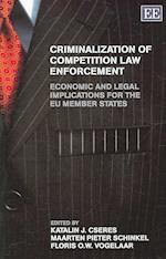 Criminalization of Competition Law Enforcement