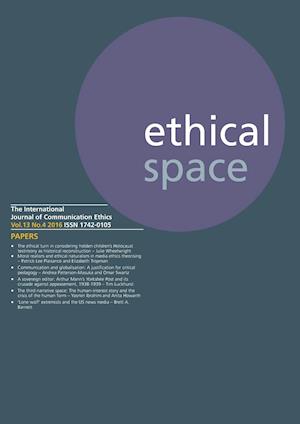 Ethical Space Vol.13 Issue 4