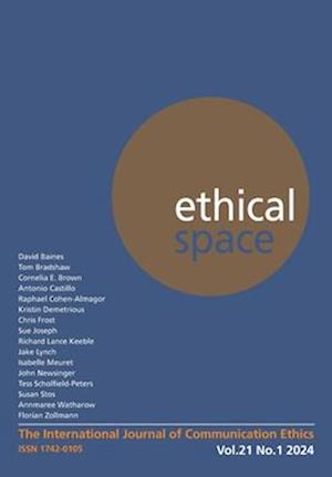 Ethical Space Vol. 21 Issue 1