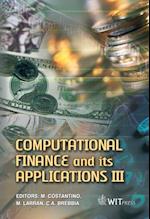 Computational Finance and its Applications III