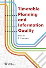 Timetable Planning & Information Quality 