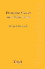 Exemption Clauses and Unfair Terms