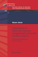 Stabilization of Nonlinear Systems Using Receding-horizon Control Schemes