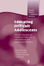 Educating Difficult Adolescents