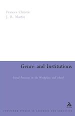 Genre and Institutions