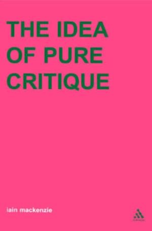 Idea of Pure Critique