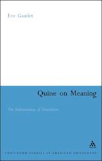 Quine on Meaning