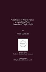 Catalogues of Proper Names in Latin Epic Poetry