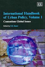 International Handbook of Urban Policy, Volume 1