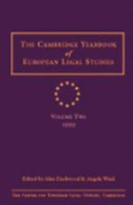 Cambridge Yearbook of European Legal Studies  Vol 2, 1999