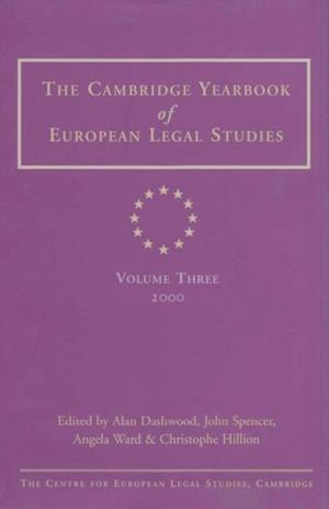 Cambridge Yearbook of European Legal Studies  Vol 3, 2000