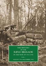 HISTORY OF THE RIFLE BRIGADE VOLUME I 