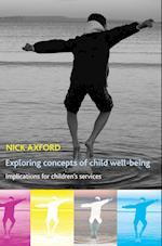 Exploring concepts of child well-being