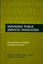 Managing public services innovation