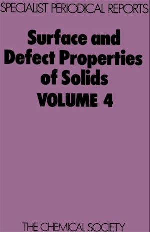 Surface and Defect Properties of Solids