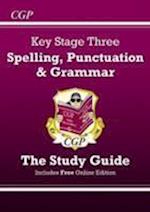 KS3 Spelling, Punctuation & Grammar Revision Guide (with Online Edition & Quizzes)