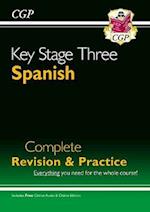KS3 Spanish Complete Revision & Practice (with Free Online Edition & Audio): for Years 7, 8 and 9
