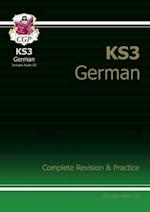 KS3 German Complete Revision & Practice (with Free Online Edition & Audio): for Years 7, 8 and 9