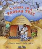 A Stork in a Baobab Tree