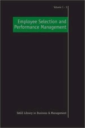 Employee Selection and Performance Management