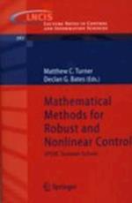 Mathematical Methods for Robust and Nonlinear Control