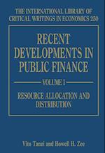 Recent Developments in Public Finance