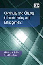 Continuity and Change in Public Policy and Management