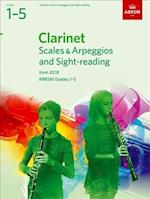 Clarinet Scales & Arpeggios and Sight-Reading, ABRSM Grades 1-5