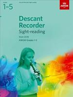 Descant Recorder Sight-Reading Tests, ABRSM Grades 1-5