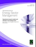 Operational Research Models and Methods in The Energy Sector