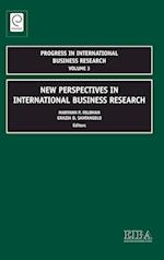 New Perspectives in International Business Research