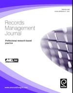 Records Management at the European Central Bank - professional research based practice