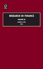 Research in Finance Volume 25