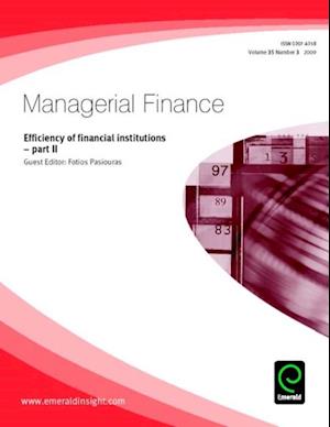 Efficiency of Financial Institutions - Part 2