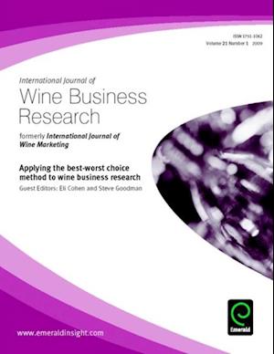 Applying the Best Worst Choice Method to Wine Business Research