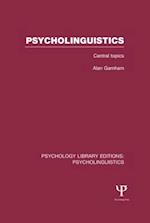 Psycholinguistics (PLE: Psycholinguistics)