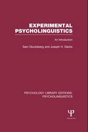Experimental Psycholinguistics (PLE: Psycholinguistics)