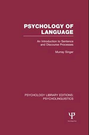 Psychology of Language (PLE: Psycholinguistics)