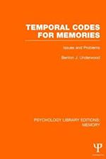 Temporal Codes for Memories (PLE: Memory)