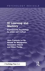 Experimental Psychology Its Scope and Method: Volume IV (Psychology Revivals)