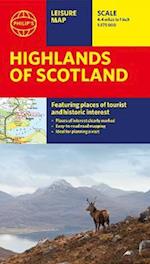 Philip's Highlands of Scotland: Leisure and Tourist Map