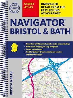 Philip's Street Atlas Navigator Bristol & Bath
