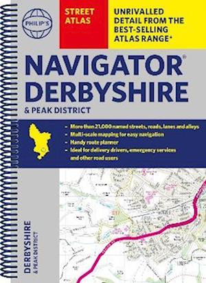 Philip's Navigator Street Atlas Derbyshire and the Peak District