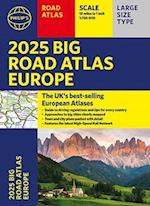 2025 Philip's Big Road Atlas of Europe