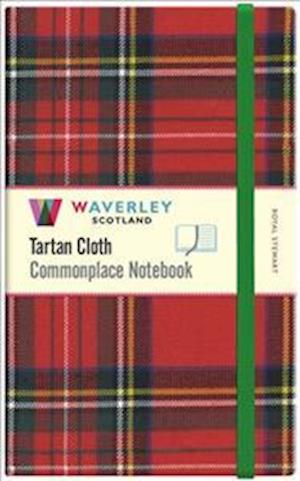 Waverley (L): Royal Stewart Tartan Cloth Large Commonplace Notebook