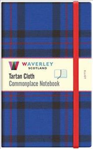 Elliot Waverley Tartan Cloth Commonplace  Large 21 x 13cm Notebook