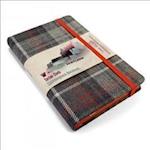 Waverley S.T. (M): Castle Grey Pocket Genuine Tartan Cloth Commonplace Notebook