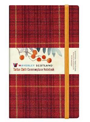 Waverley Scotland Tartan Notebook: Rowanberry Large 21 x 13cm