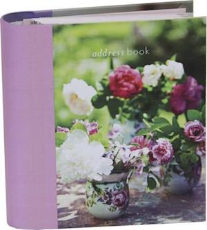 Homespun Peonies and Roses Mini Address Book